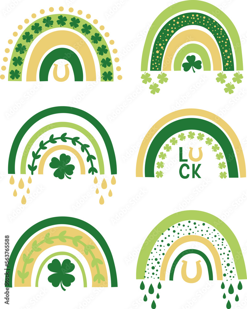 St Patrick's Day Rainbow Set St Patrick's Day Rainbow Set