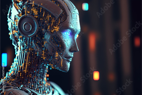 Artificial intelligence network world  data information security  A.I