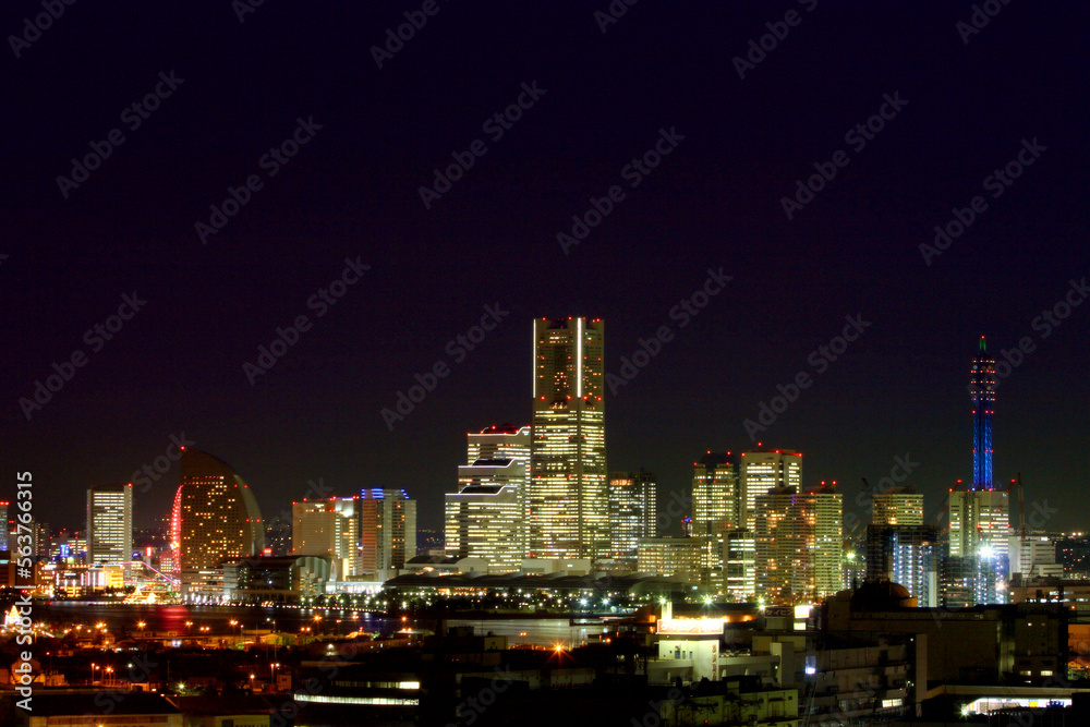 2006年撮影の横浜みなとみらいの夜景