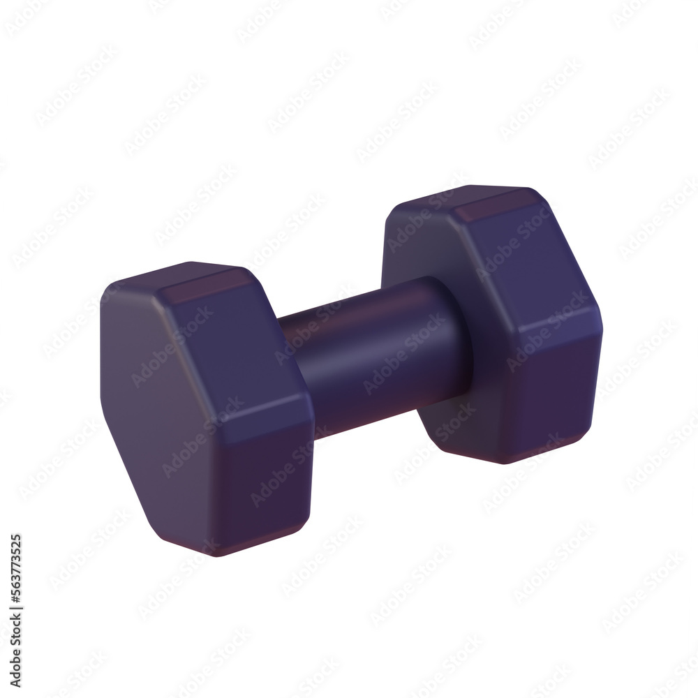3d dumbbell icon illustration 3d dumbbell icon illustration