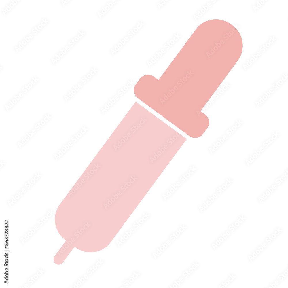 Soft pink simple medical vector icon