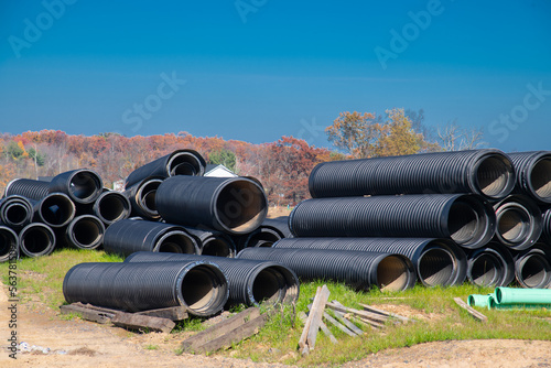 large sewer pipes plastic tubestreet system canalization