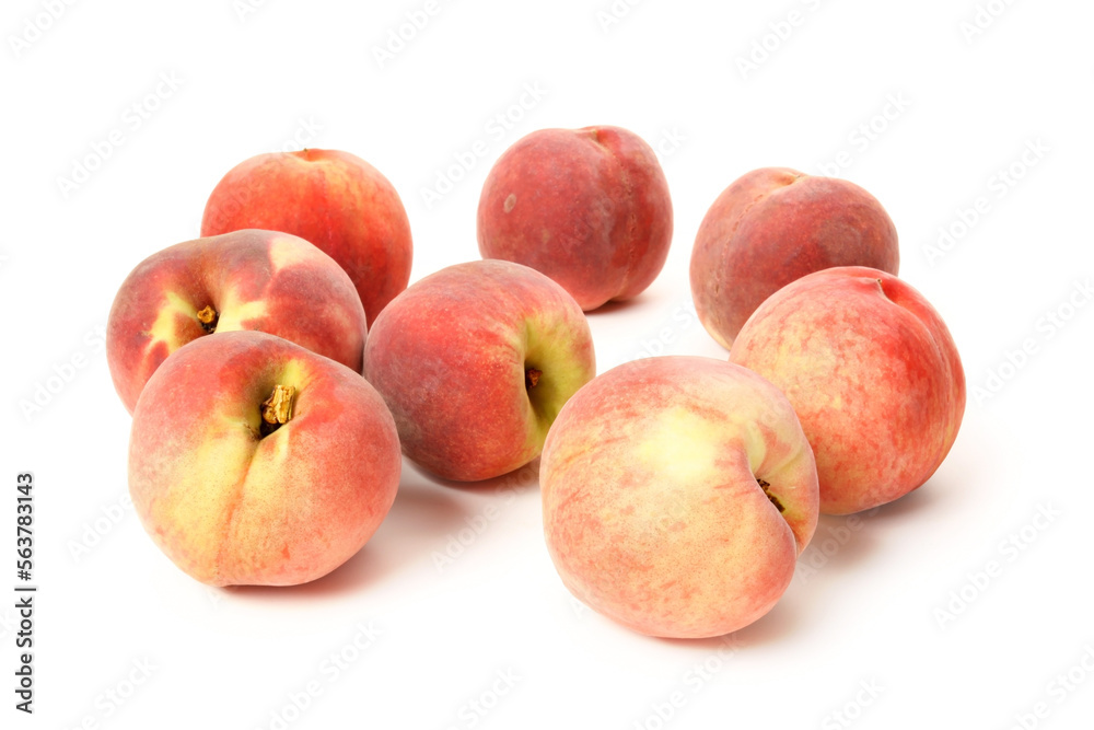 peaches isolated on white background peaches isolated on white background