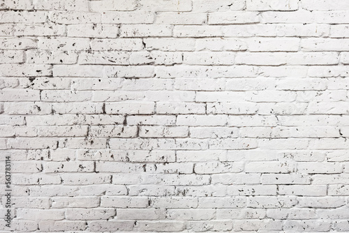 Texture of the white brick walls