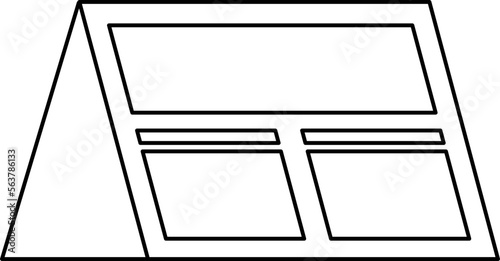 Calendar outline design icon. Simple calendar icon. minimalist calendar icon