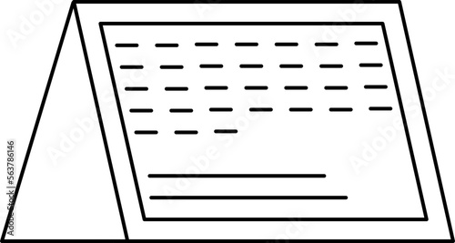 Calendar outline design icon. Simple calendar icon. minimalist calendar icon