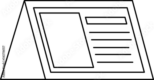 Calendar outline design icon. Simple calendar icon. minimalist calendar icon