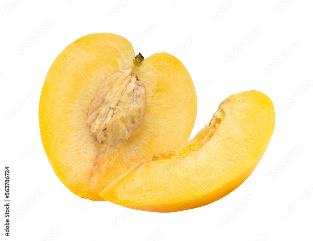 Nectarine isolated on transparent png
