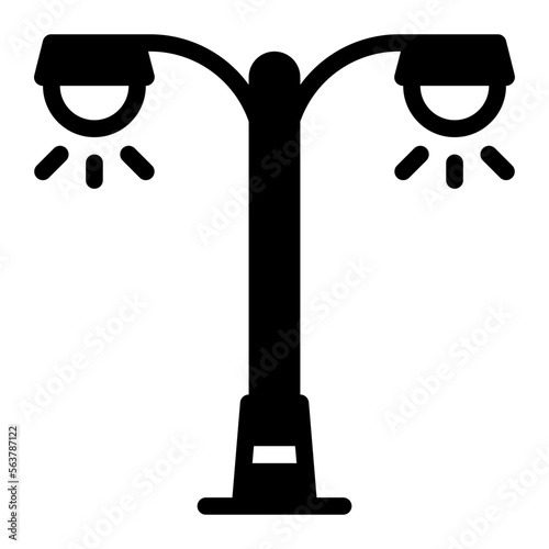 street light glyph icon