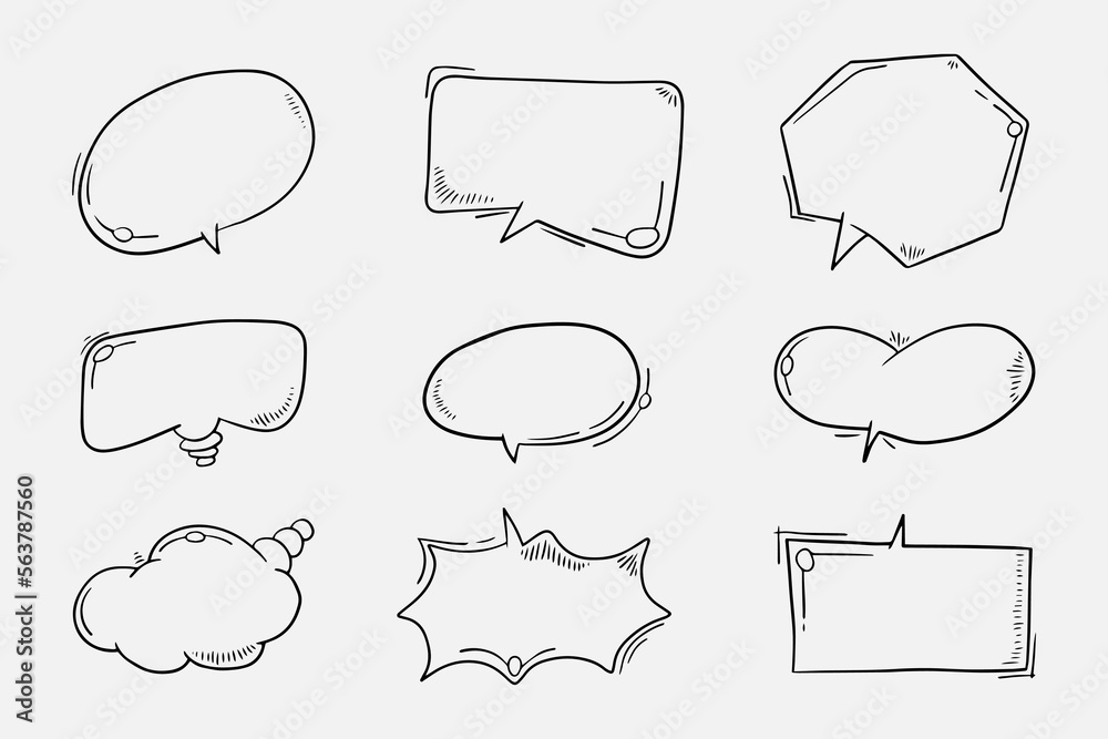blank text bubbles for comics, banners and more. blank text bubbles for comics, banners and more.