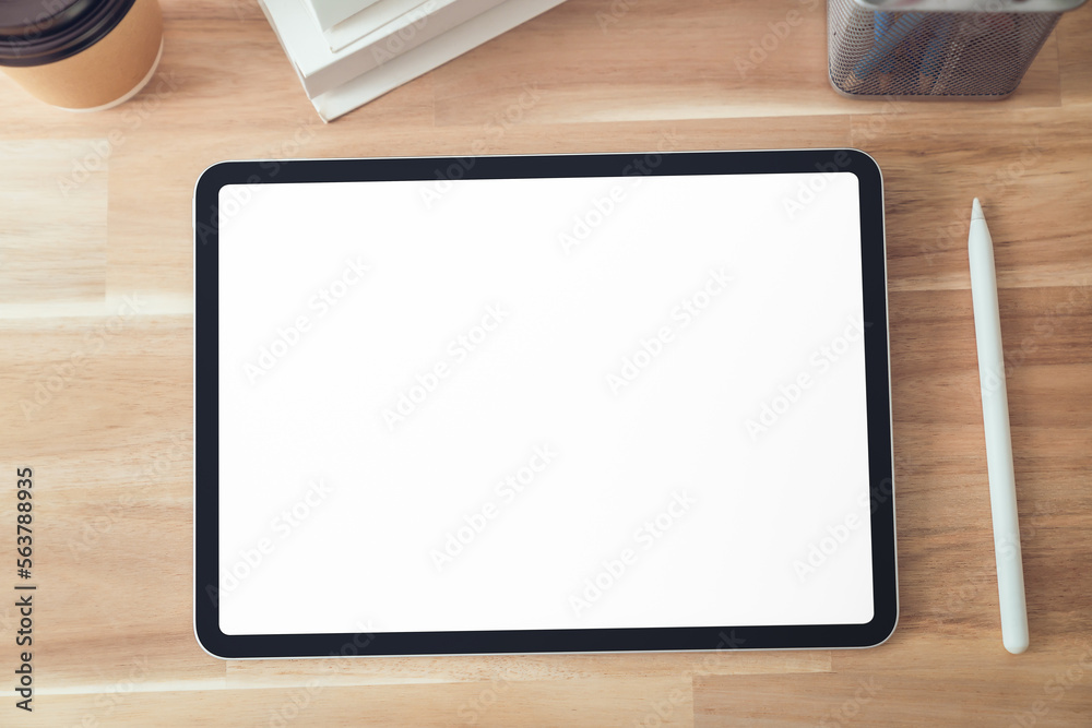 Hand holding digital tablet mockup of blank screen. Take your screen to put on advertising. Hand holding digital tablet mockup of blank screen. Take your screen to put on advertising.