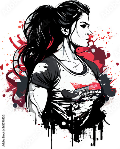 portrait of fitness woman