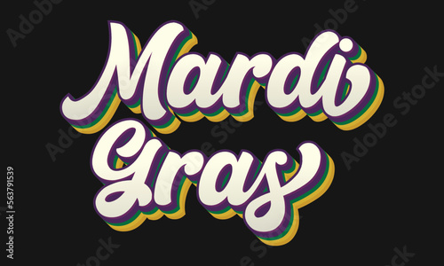 Mardi Gras Vector T-shirt Design