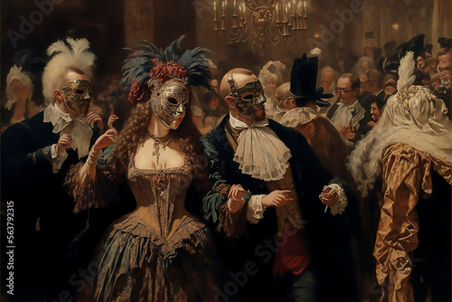 masquerade party .Generative AI