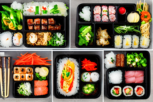 set of sushi,Generative IA