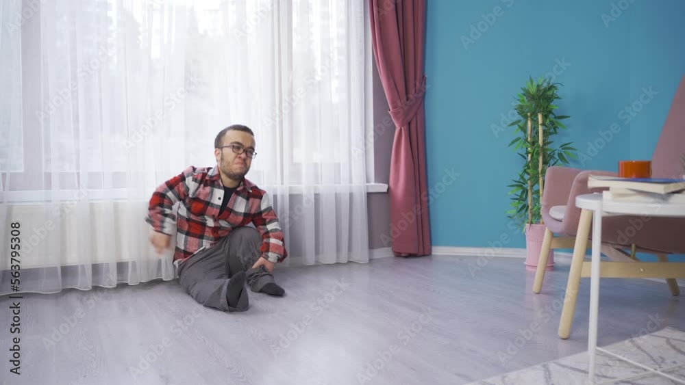 Depressed dwarf man sitting on the floor at home and crying.
The dwarf sits on the floor in his house and cries. Unhappy and sad.
Depressed dwarf man sitting on the floor at home and crying.
The dwarf sits on the floor in his house and cries. Unhappy and sad.