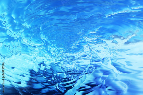 a blue sea water background, 3d rendering © 3d_vicka