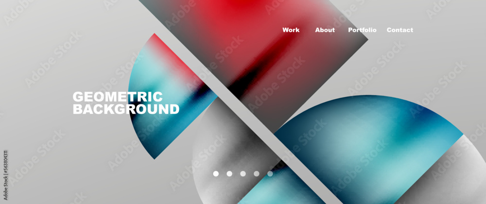 Overlapping circles abstract background template Overlapping circles abstract background template