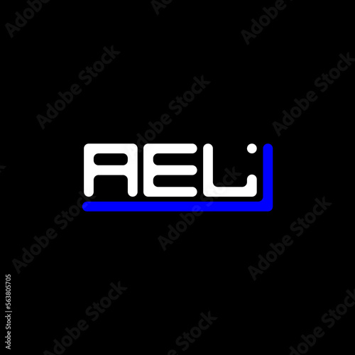 AEL letter logo creative design with vector graphic, AEL simple and modern logo. photo