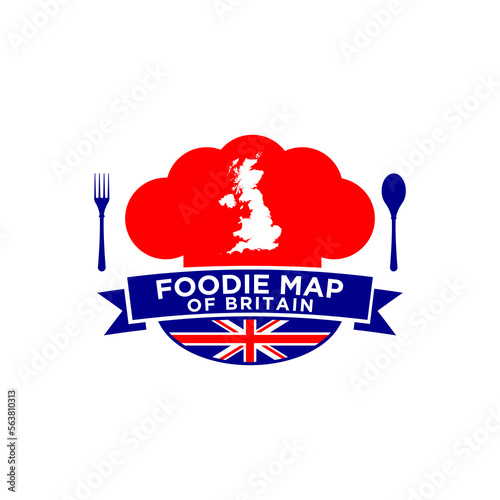 english restaurant logo template, suitable for restaurants and the like vector eps format