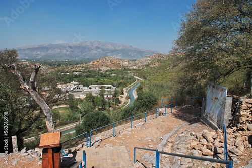 Taxila, ruins of Jaulian monastery, Pakistan photo