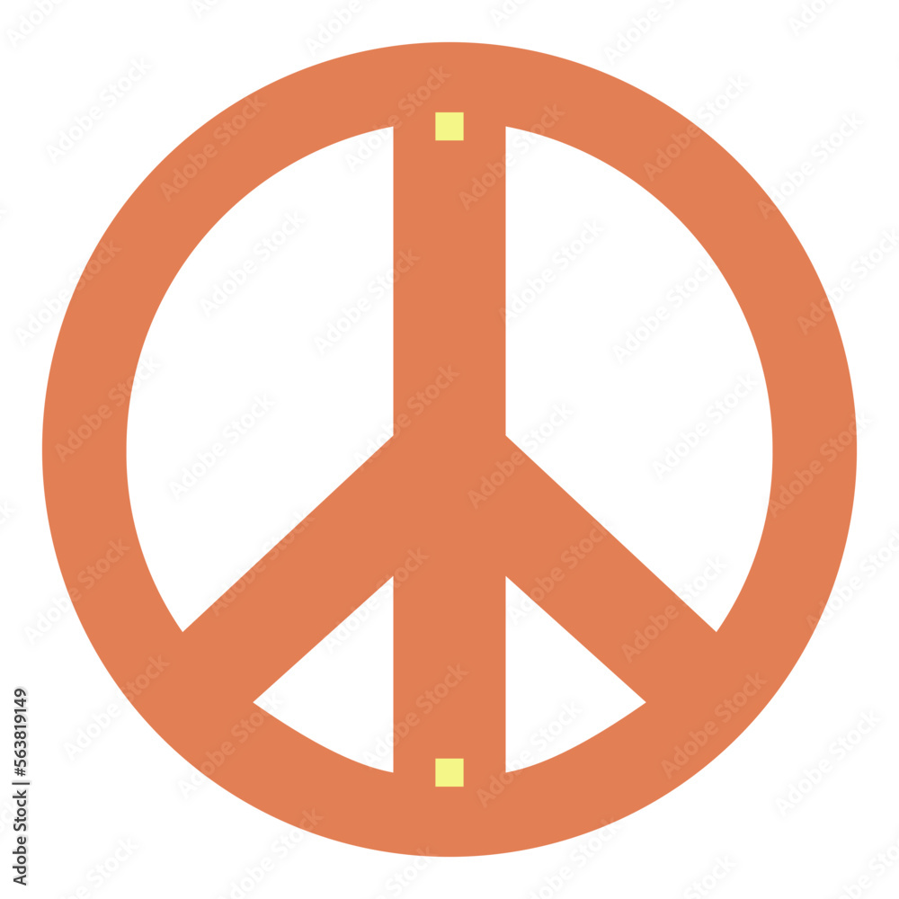 pacifism flat icon style