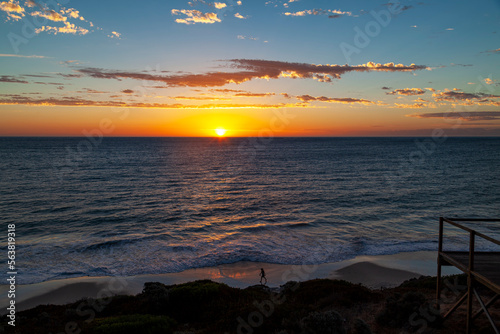 Obraz na płótnie Beautiful sunset Coastline Western Australia w salonie