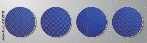 和風素材　和柄テンプレート　背景　見出し　豪華　和　季節　和菓子　和食　メニュー　カタログ　短冊