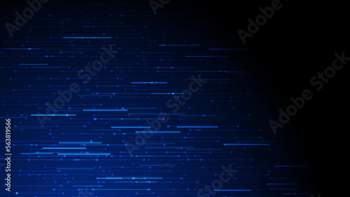 Dark blue technology lines abstract design