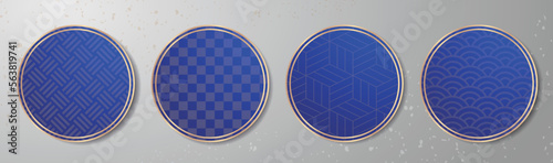 和風素材　和柄テンプレート　背景　見出し　豪華　和　季節　和菓子　和食　メニュー　カタログ　短冊