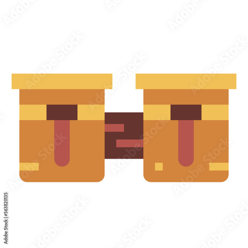 bongos flat icon style