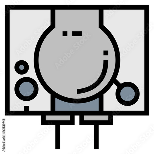 playstation filled outline icon style