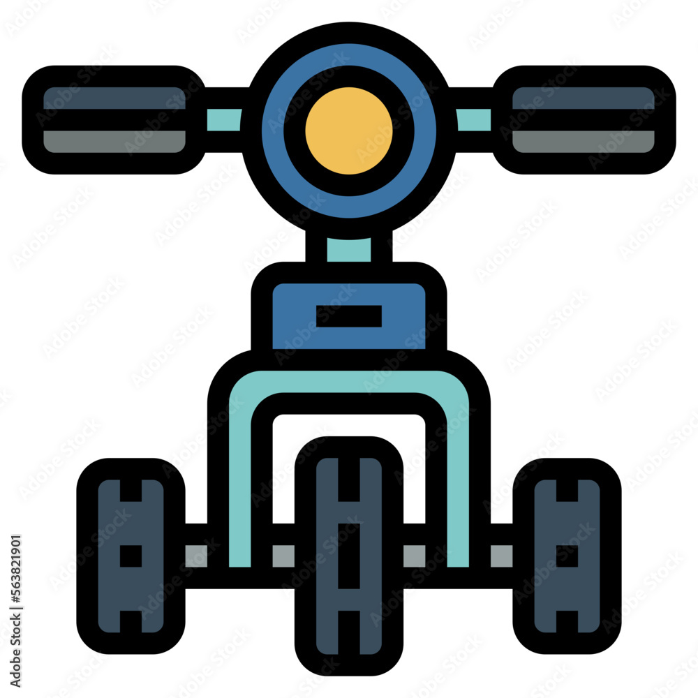 bicycle filled outline icon style bicycle filled outline icon style