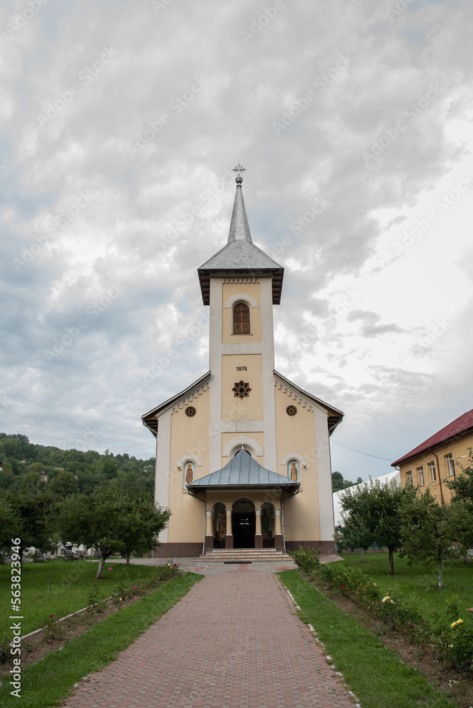 Orthodox church from Ilva Mica, Bistrita, Romania, Temple: Shrine : Saints Archangels Michael and Gabriel,built between 1873-1875
