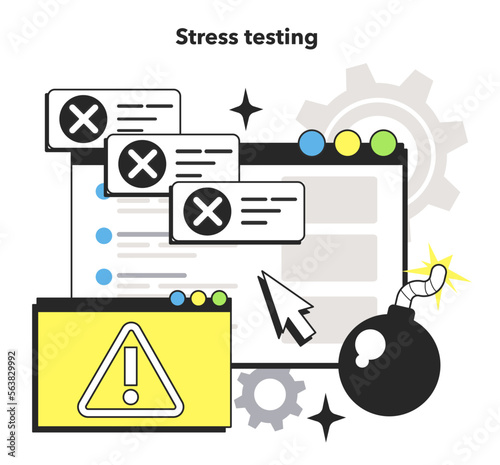Stress testing technique. Software testing methodology. IT specialist