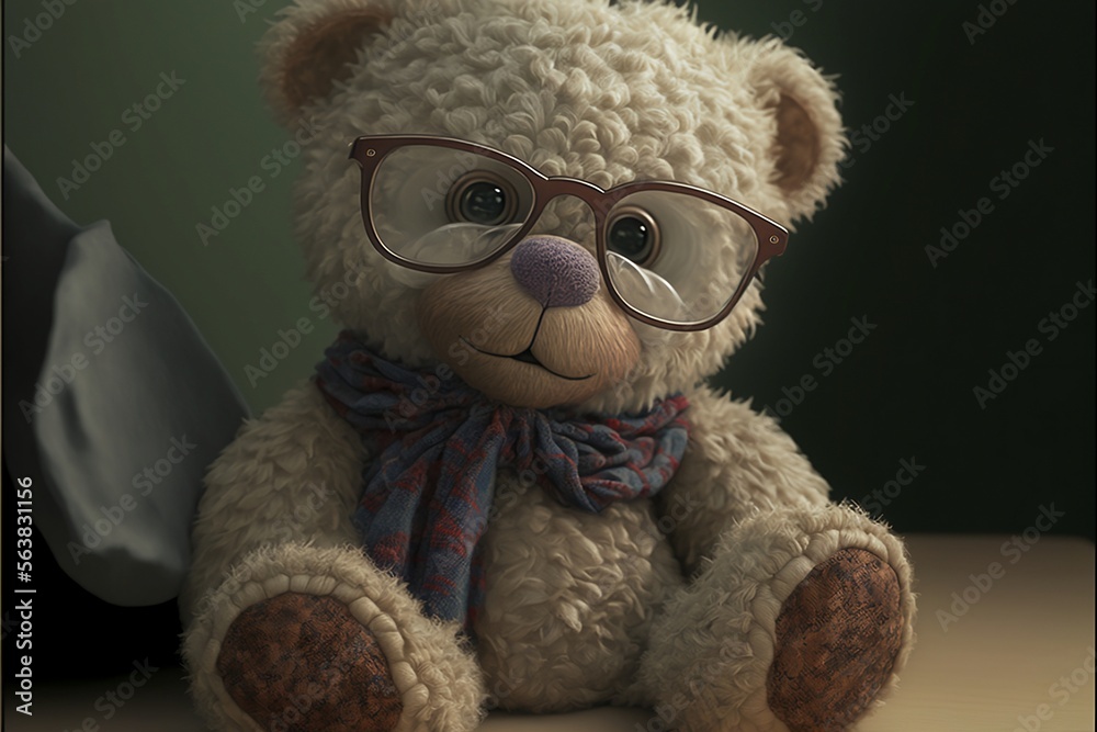 teddy bear with glasses teddy bear with glasses