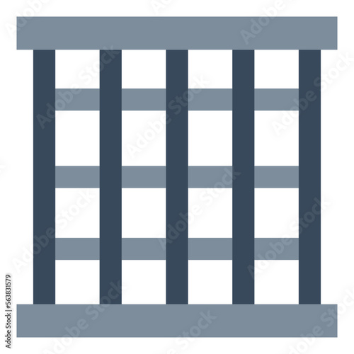 cage flat icon style