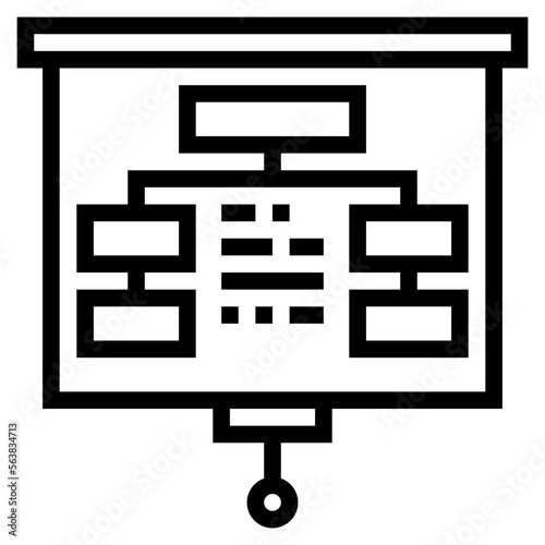 plan line icon style