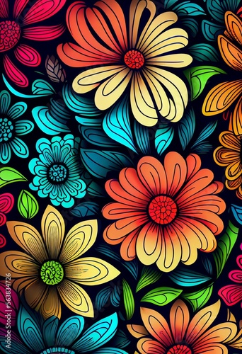 seamless floral background