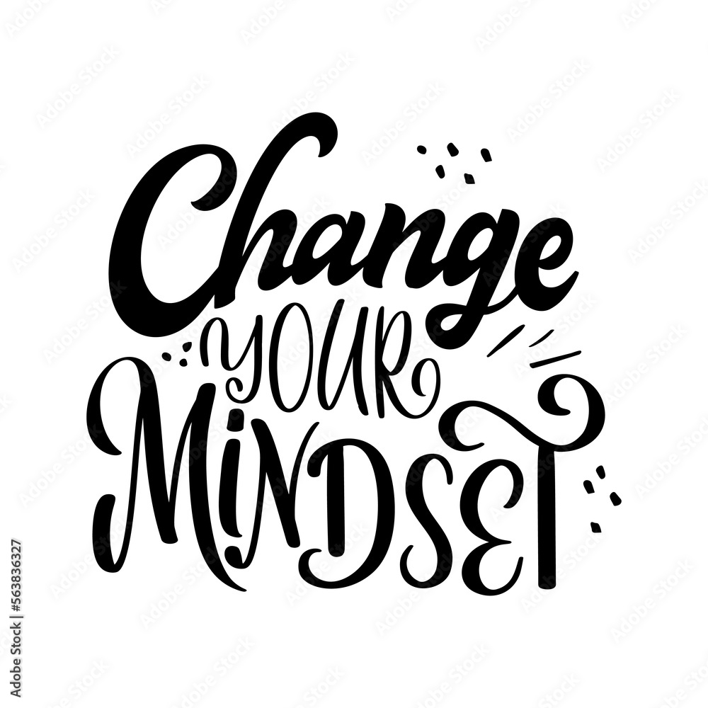 Mental health quote in hand drawn lettering style. Positive typography poster with inspirational text. Vector illustration for prints, banners, sticker Mental health quote in hand drawn lettering style. Positive typography poster with inspirational text. Vector illustration for prints, banners, sticker