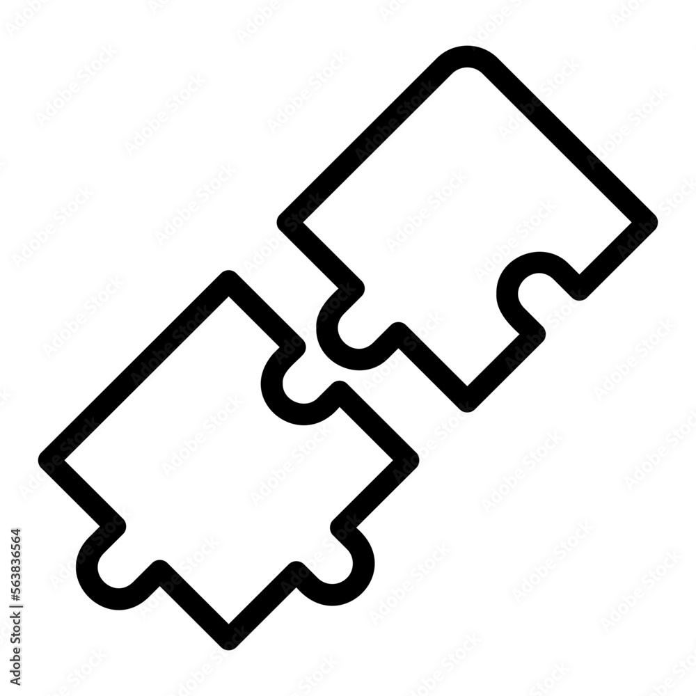 puzzel line icon puzzel line icon