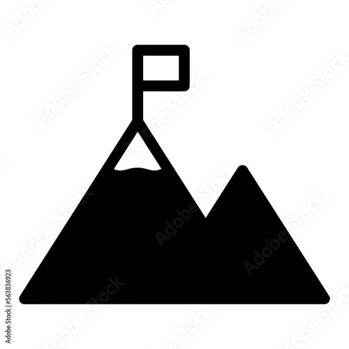 summit glyph icon