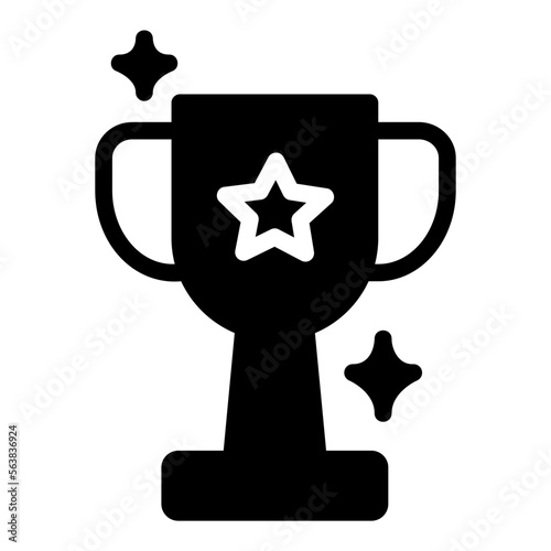 award glyph icon