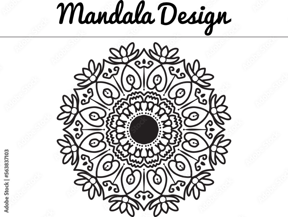  ornamental background mandala design 