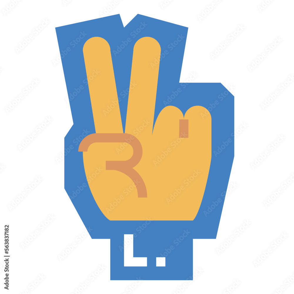 Obraz premium cheer flat icon style