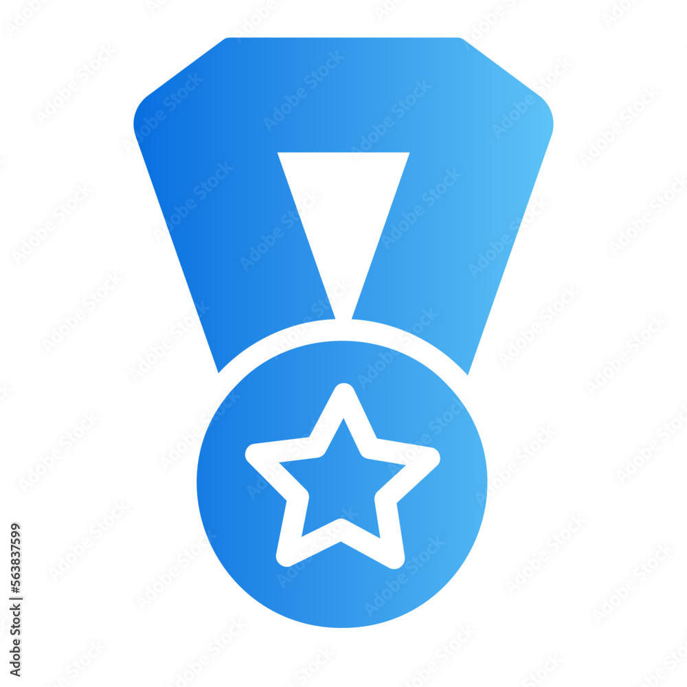 medal gradient icon medal gradient icon