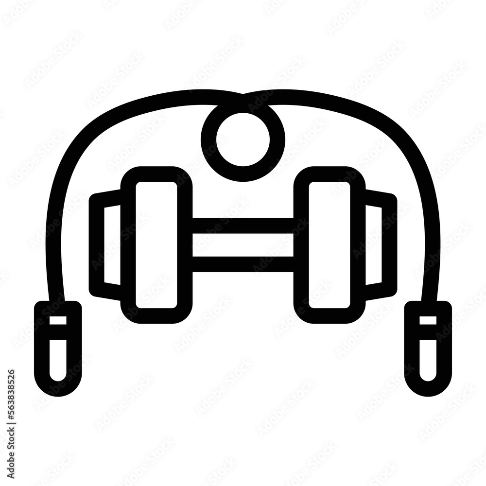 gym line icon illustration vector graphic gym line icon illustration vector graphic