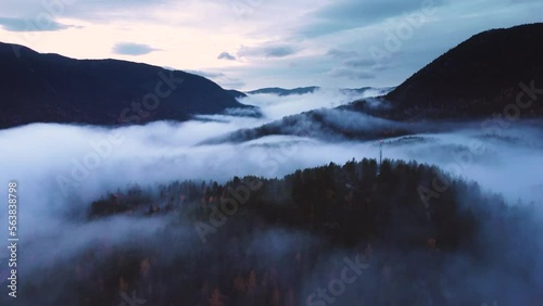 Above the clouds of Norway