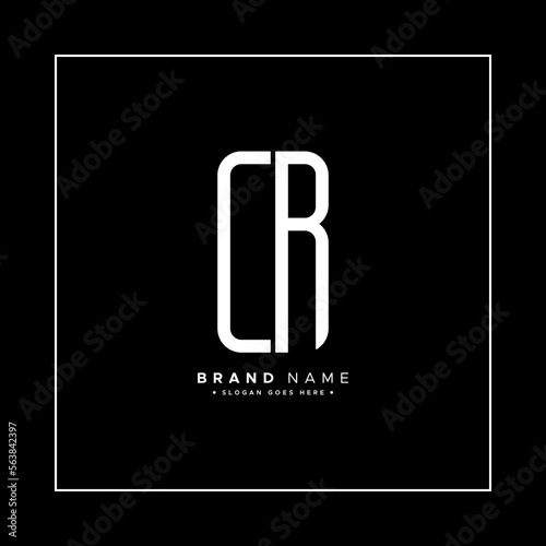 Initial CR Vector Logo - Elegant Monogram Template for letter C and R for your Business