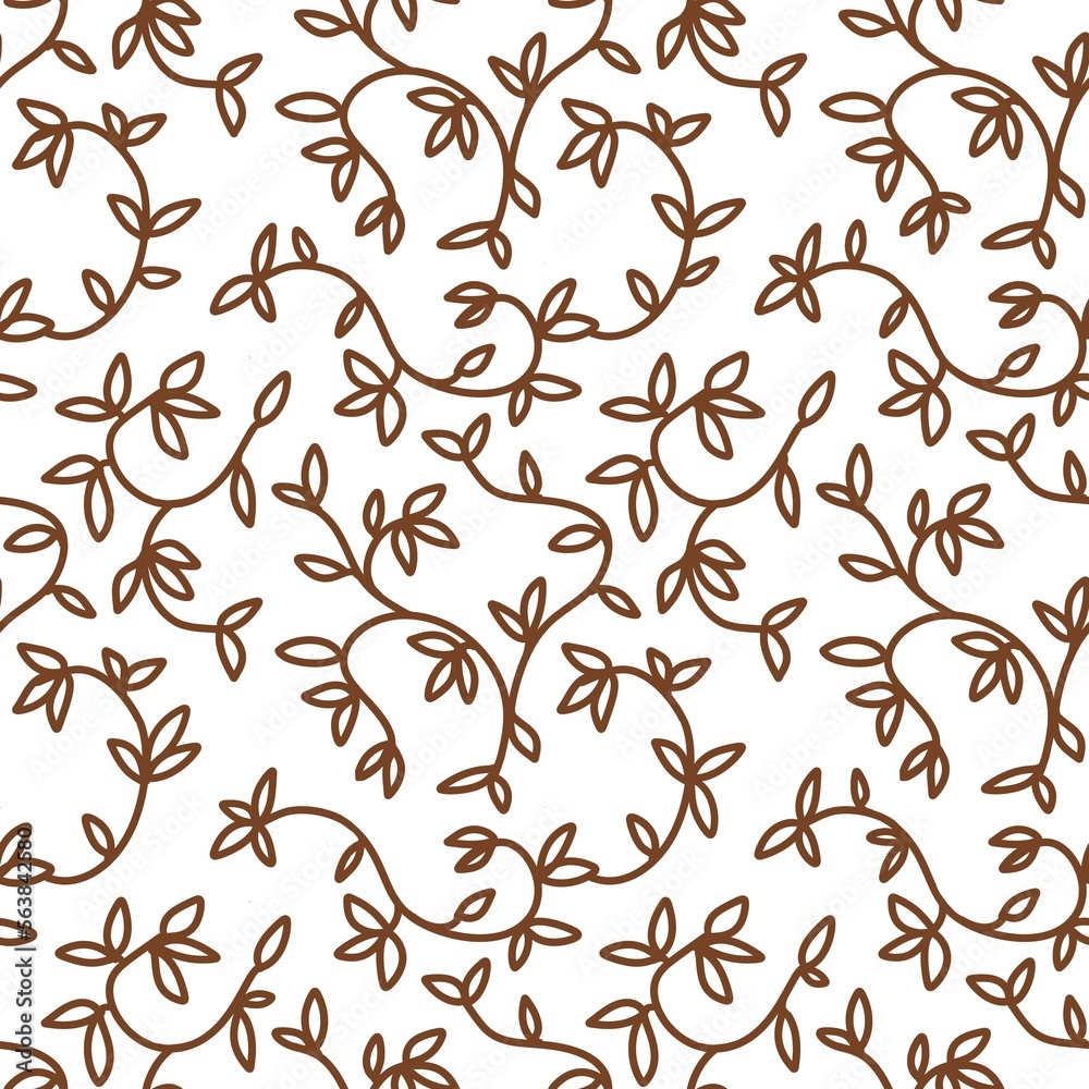 Decorative floral ornament abstract seamless pattern Decorative floral ornament abstract seamless pattern